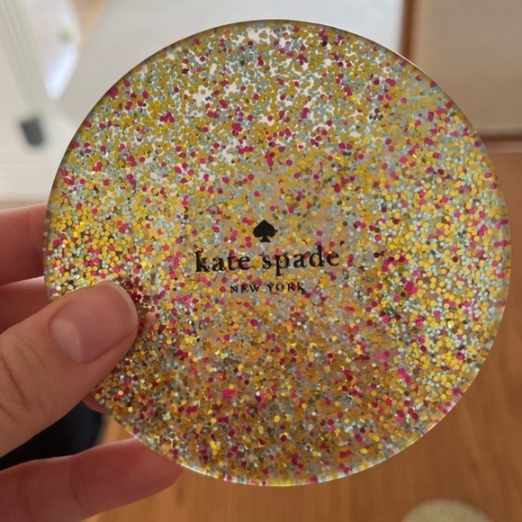kate spade Other - Kate Spade  glitter coasters - set of 6